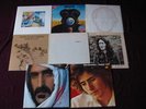8  ROCK LP's  Frank Zappa, Rory Gallagher, Tim Buckley, Bob Dylan, Alice Cooper