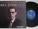 BILL EVANS Portrait In Jazz RIVERSIDE 12-315 MONO Original LP
