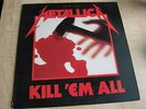 METALLICA - Kill 'Em All LP Original (USA) MEGAFORCE Press sterling MRI 069