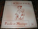 PIERRE SCHAEFFER parole et musique INA GRM FRENCH AVANT