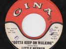 R&B/Northern - Little Herman - Gotta keep walking/Put some hurt - Gina 45