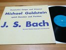 LP PRIVATE MICHAEL GOLDSTEIN VIOLINE J.S. BACH LIVE SONATA PARTITA WEIDLER 1979