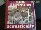 LED ZEPPELIN ACOUSTICALLY 45 SUPER RARE WITH PS