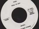 Rolling Stones - Fool To Cry. US 1976 Promo 7