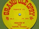 Grand Ole Opry show #275 w/ Leroy Van Dyke, Carter Family, Bobby Bare, more