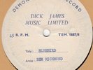 DICK JAMES ACETATE BEN RICHMOND *BLUEBIRD* 1963