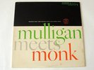 Gerry Mulligan Meets Thelonious Monk Riverside Records Vinyl Jazz LP Blue Label