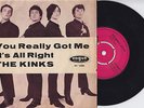 THE KINKS * YOU REALLY GOT ME * SINGLE
