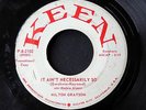 MILTON GRAYSON - It Ain't Necessarily So northern soul Keen White-label promo 45