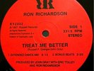 * RON RICHARDSON Treat Me Better  CANADA BOOGIE DISCO FUNK 12