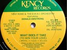 * TONY ROME What Does It Take  MODERN BOOGIE DISCO 12