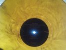 PINK FLOYD YELLOW MARBLED COLOR VINYL LP LIVE RARE SYD BARRETT ROTTERDAM MINT