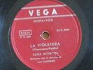 SARA SARITA MONTIEL LA VIOLETERA/EL POLICHINELA ISRAEL ISRAELI 78 RPM 10
