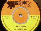 SYLVAN WILLIAMS Son Of Reggae BIG SHOT Records Reggae Skinhead 45 Soundclip 