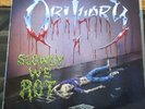 Obituary Slowly We Rot LP First Press RARE Import Death Overkill Sodom Sadus Dio