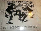 OI POLLOI BETRAYED LP Skins n punks Punk HC OI Records Skinhead 4 Skins