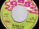 THE UNIQUES/SKINHEAD REGGAE/GAS 117/1969/TOO PROUD TO BEG..LISTEN