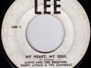 LLOYD & THE GROOVERS/SKINHEAD REGGAE/LEE Orig JA//MY HEART MY SOUL ...RARE