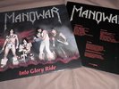 Manowar Into Glory Ride, Megaforce records 1983 lp, excellent copy, metal rock
