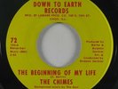 Northern Soul 45 CHIMES The Beginning Of My Life on Down To Earth VG++