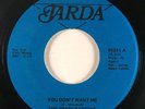 Sweet Soul 45 PREPARATIONS You Don't Want Me / Can't Make It By on Jarda VG++