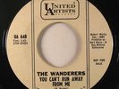 Northern Soul 45 WANDERERS You Can't Run Away From Me on United Artists wlp