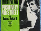 Bob Dylan  - Positively 4th Street/From A Buick 6 -  USA Picture Sleeve PS 7