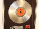 ABBA, The Visitors, platin Schallplatte, Platin Record, goldene