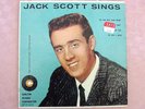 JACK SCOTT SINGS - EP w/original Record - CARLTON LABEL - EP-7/1072 -  CANADIAN