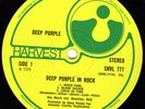 DEEP PURPLE In Rock RARER Orig UK Harvest 70 EX++ LP
