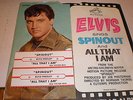 Elvis Presley 45 Spinout  PICTURE SLEEVE/Juke Box Strip