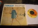 Twiggy Over and Over rare 60s picture sleeve on Capitol