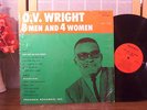 O.V. WRIGHT LP 8 MEN & 4 WOMEN ORIGINAL BACKBEAT RECORDS in SHRINK