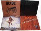 AC/DC   4xLot  B Johnson   Back In Black/4 Those/Fly/ Blow Up  EXCELLENT 1980s