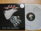 UDO U.D.O. MAN AND MACHINE COLOURED accept kiss iron maiden wasp scorpions rage