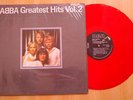 EXTRA RARE LP DICESA EL SALVADOR ?ABBA / GREATEST HITS VOL.2? RED VINYL 