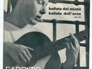 FABRIZIO DE ANDRE'(SOLO COPERTINA,NO VINILE)BALLATA DELL'EROE+BALLATA DEL MICHE