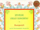 ASD 358 W/G UK - DVORAK CELLO CONCERTO - ROSTROPOVITCH / BOULT