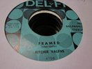 14J M- rockabilly Ritchie Valens framed Del Fi 4106 45 rpm side 2 come on