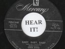 Eddie Bond KILLER ROCKABILLY 45 (Mercury 70941) Baby, Baby, Baby/Boppin' Bonnie
