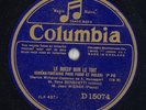 2 X 78 RPM MILHAUD Le Boeuf Sur Le Toit/Rene Benedetti/violin/ Jean Wiener/piano