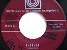 Jazz 45 Pony Poindexter 4-11-44 b/w Happy Strut on Prestige MOD R&B 