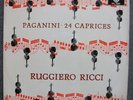 SXL 2194 - Paganini - 24 Capricces - Ricci - WBG / BB / Spain - Mint
