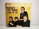 5407 THE BEATLES Yes It Is/Ticket To Ride ORIGINAL 45 Record & PICTURE SLEEVE