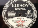 red star Edison Diamond Disc 51223 RAGGING THE SCALE, Fox trots Broadway Orch E