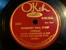 LOUIS ARMSTRONG & HIS HOT FIVE SAVOY BALLROOM OKEH 8680 JAZZ 78 RPM RECORD E-