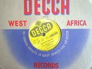 78rpm GHANA the BLACK BEATS high life in Fanti 1961 + sleeve Joss Aikins