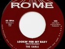 THE EARLS - HEAR IT - ORIGINAL 1961 - LOOKIN FOR MY BABY / CROSS MY HEART