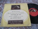 MENDELSSOHN - Violin Concerto in E minor GIOCONDA DE VITO SARGENT BLP 1008 10