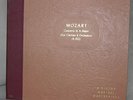 MOZART - Concerto in A Major - Victor Musical Masterpiece 78 - 4 Disc Set